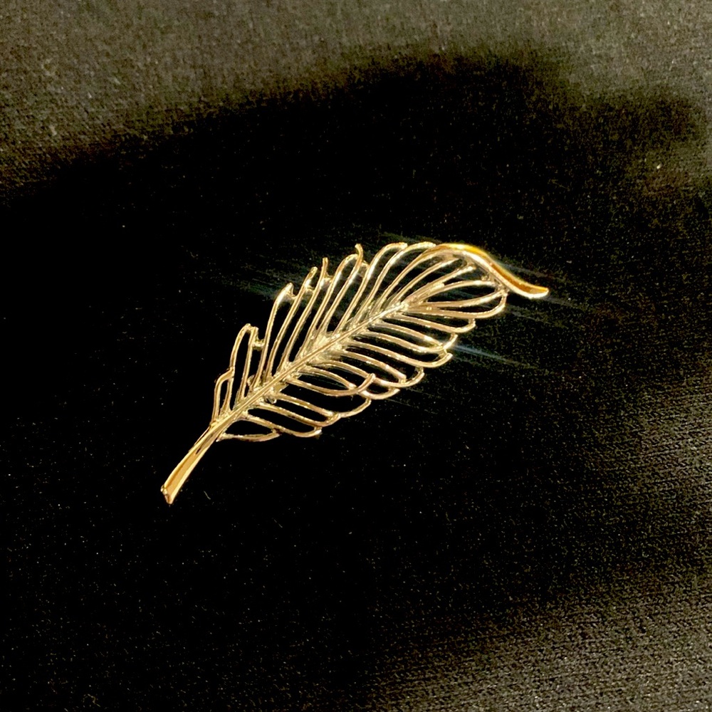 Golden Feather Brooch by Gerry’s